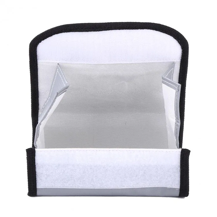 10 Uds 185x75x60mm impermeable ignífugo Lipo guardia bolsa segura bolsa de almacenamiento de batería bolsa de seguridad para baterías RC
