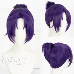 ND Cosplay Wigs Mikage Reo BLUE Anime LOCK Cosplay Purple Hair Wigs Tie Hair for Comic Con Coser Costume Theme Party Synthetic
