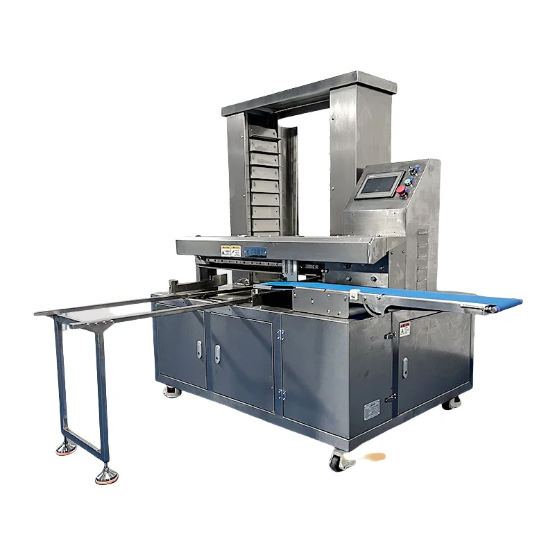 Automatic Tray Panning Dumpling Egg Bread Dough Biscuit Moon Cake Stamping Horizontal Tray Arranging Aligning Machine