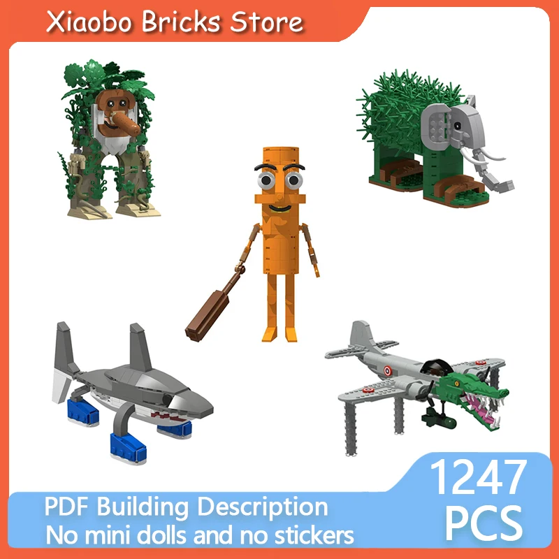 

Popular Anime Model MOC Building Bricks Mountain And Sea Monsters Modular Technology Gifts Holiday Assemble Children Toys Suit