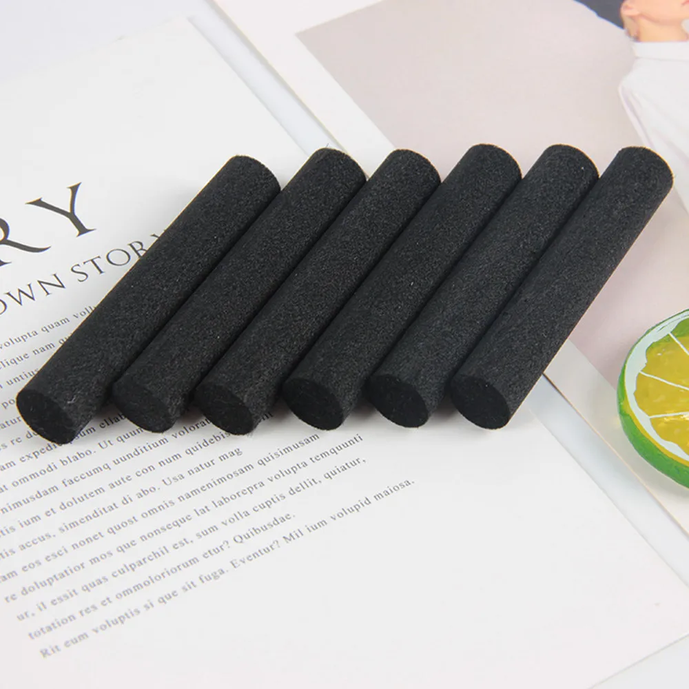 

50PCS 150X15MM Black Fiber DlY Handmade Reed Diffuser Replacement Stick Home Decoration Rattan Reed Oi Diffuser Refill Sticks