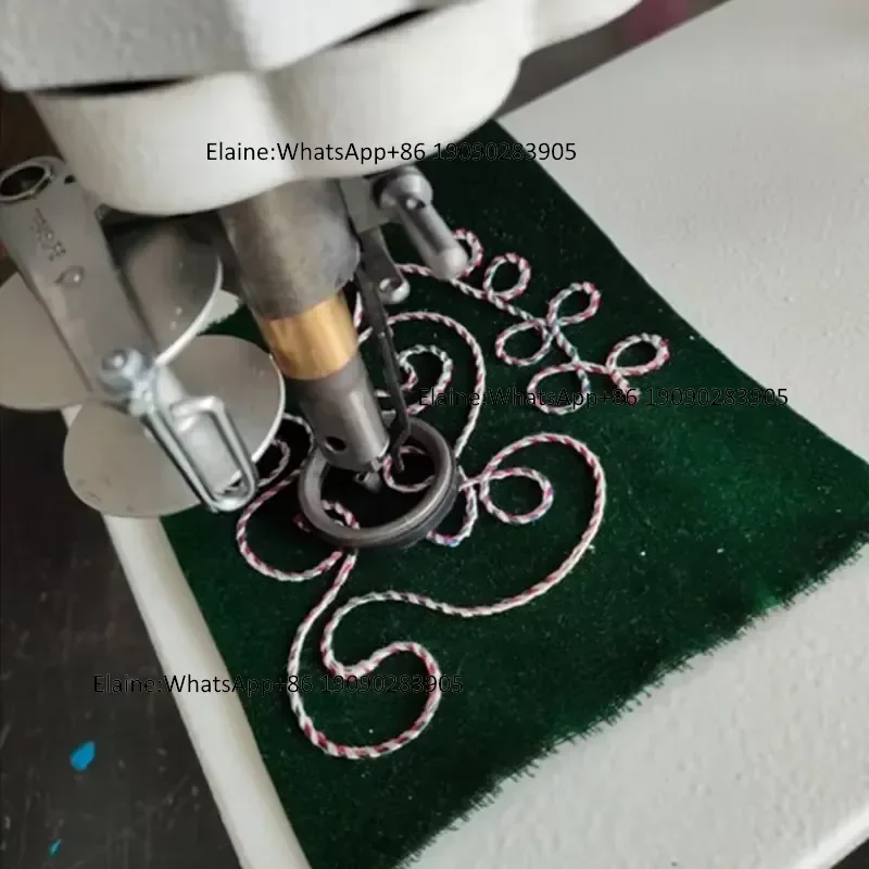 QK-10-1 New Flat-Bed Hand Crank Manual Single Household Sewing Machine Embroidery Machine Chain Stitch Motor - view 6