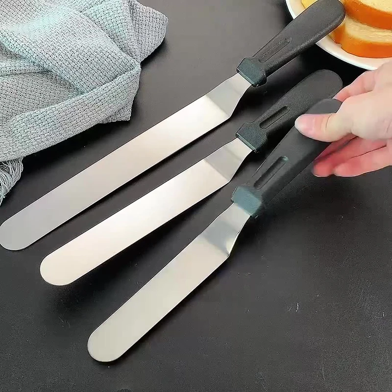 Stainless Steel Cream Spatula Baking Tools 6/8/10/12 