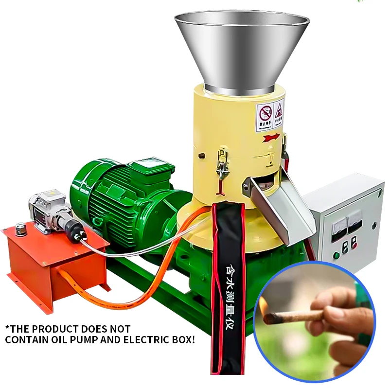 HL-260 New biomass fuel sawdust pellet machine 100-200KG/H wood sawdust straw organic fertilizer feed pelletizer