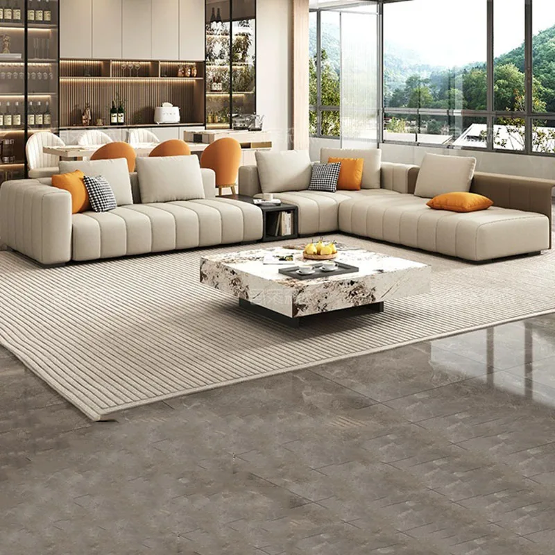 Luxury Modern Living Room Sofas Puffs Futon Sectional Armchair Nordic Living Room Sofas Replica Designer Divano Home Furniture