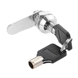 Drawer Tubular Cam Lock 16/20/25/30mm Security Drawer Cam Cylinder Lock with 2 Keys for Door Mailbox Cabinet Cupboard Letterbox