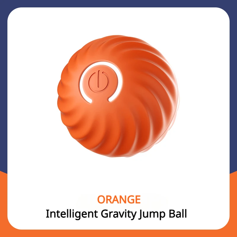 NONE Smart Elektrische Ball Spielzeug Schwerkraft Jump Bälle Hund Spielzeug USB Lade Automatische Necken Hunde Artefakt Intelligente Haustier Katze Spielzeug 3