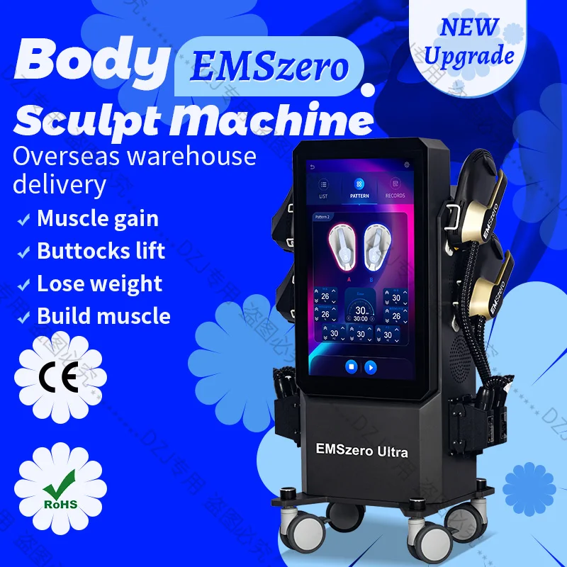 EMSzero Neo 15 Tesla 6500W EMS Portable Muscle Slimming And Weight Loss Engraving Body Sculpting Machine Salon Upgrade 2025