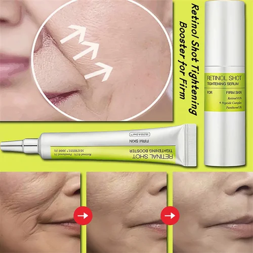 Imagen 2 del producto Retinol Shot-rezador reafirmante para piel firme, suero facial, crema hidratante para ojos, antienvejecimiento, arrugas, ojeras, cuidado de hinchazón