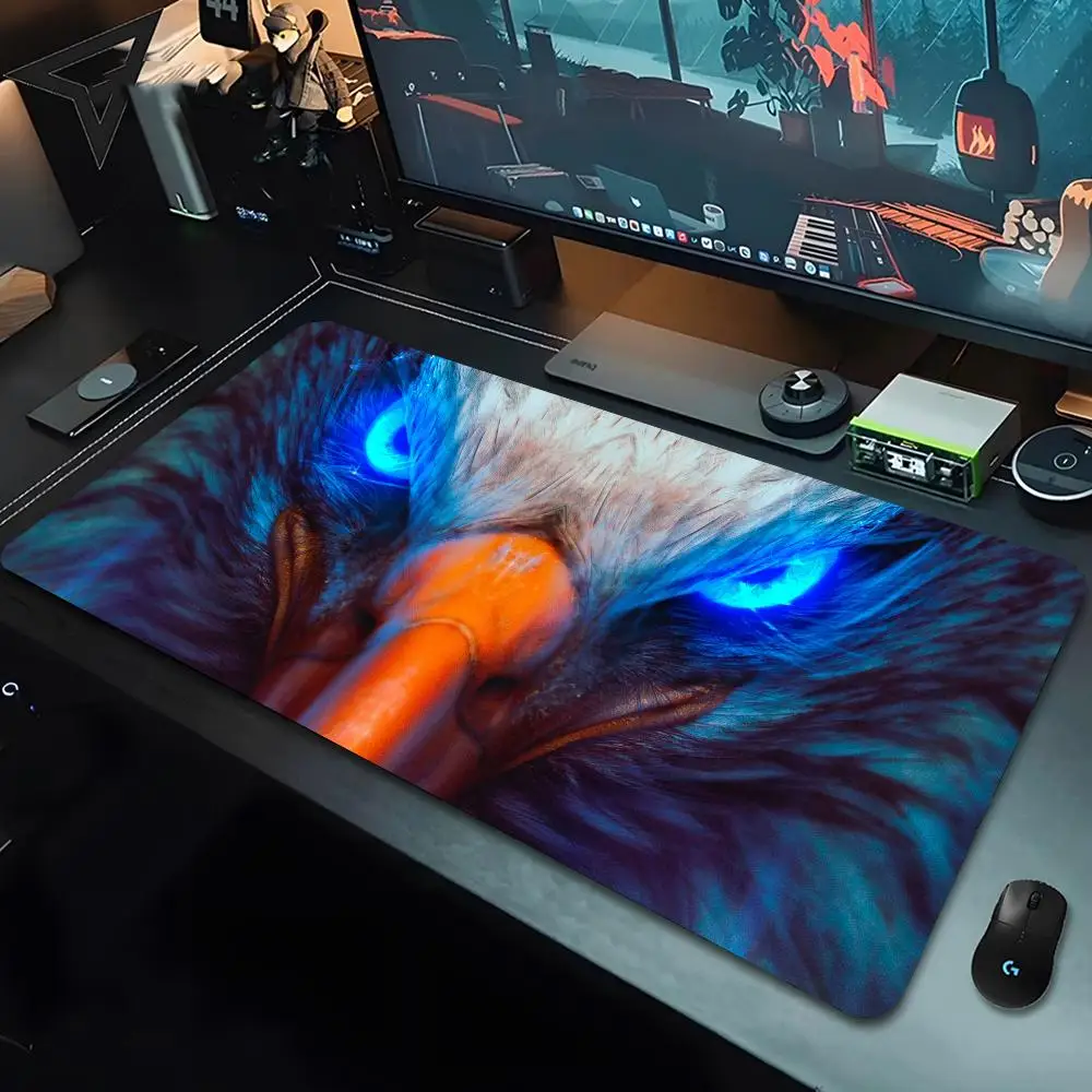 Animals Eagle Mouse Pad Super Value 80x40cm XL Lockedge Office Computer Desk Mat Table Keyboard Big Mouse Pad