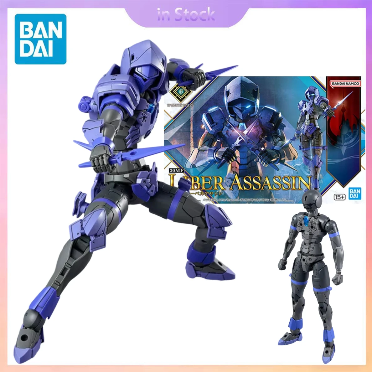 

Original Bandai Genuine In Stock 30 Minutes Fantasy 30MF Liber Anime Collection Action Figure Model Kits Gift for Boy girl