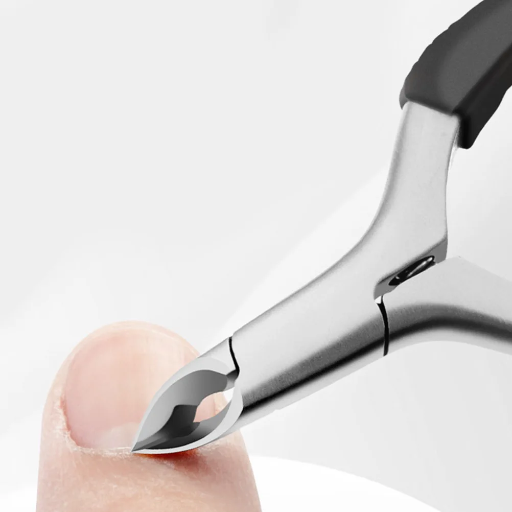 

1Pcs Professional Nail Trimming Tool Dead Skin Remover Sturdy Cuticle Nipper for Home Salon Travel Compact Design Black