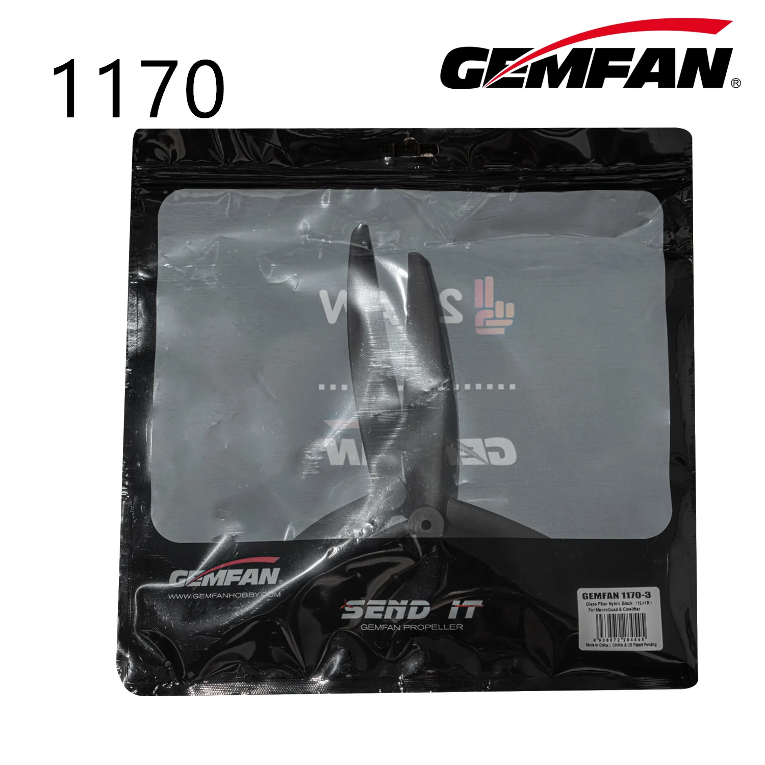 

1170 Propeller CINELIFTER PROP 3 Blade Gemfan 11inch Glass fiber nylon CW CCW for multirotor FPV Parts 1170-3 2Pair/4Pcs