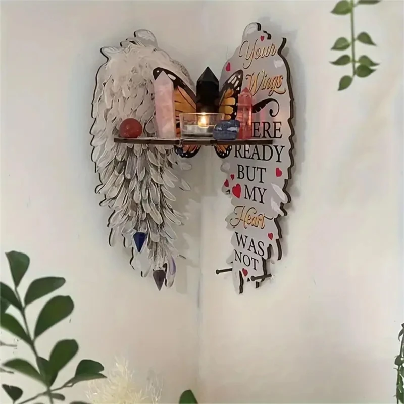 Angelwings Wall Mounted Corner Shelf Wooden Floating Corner Shelves Floating Shelves For Wall Corner Shelf Wall Mounted