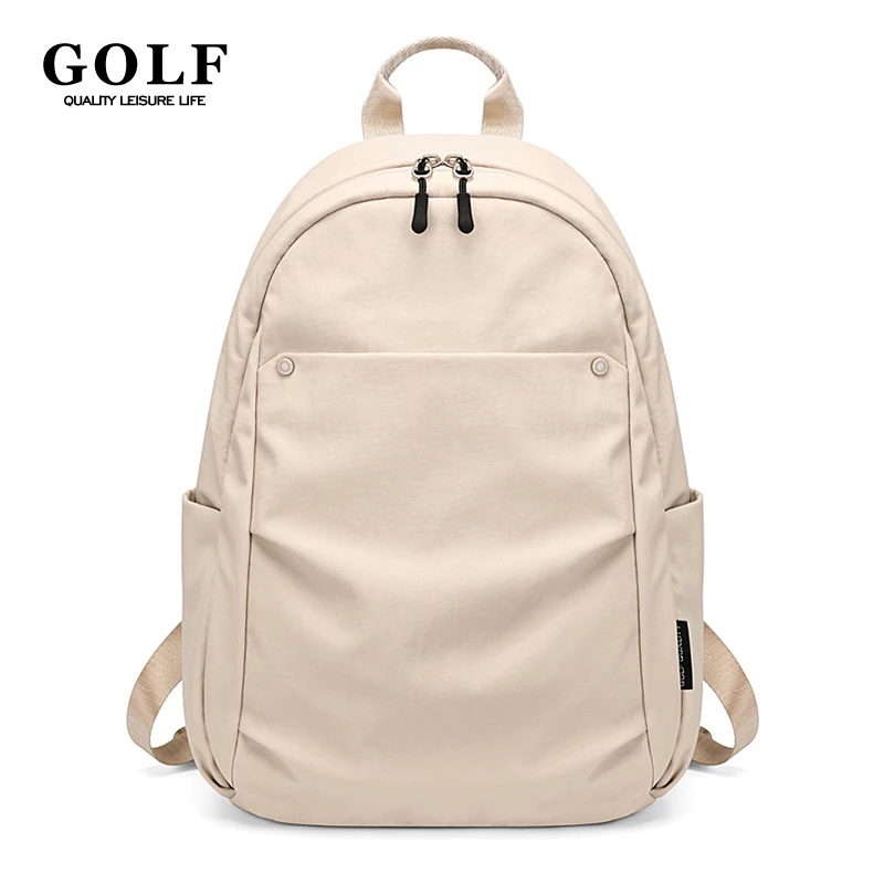 

GOLF Laptop Backpack 13 Inch For Women Nylon Backpacks College Students Simple Commuter Back Pack Bags Waterproof Lightweight