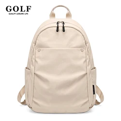 GOLF Laptop Backpack 13 Inch For Women Nylon Backpacks College Students Simple Commuter Back Pack Bags Waterproof Lightweight