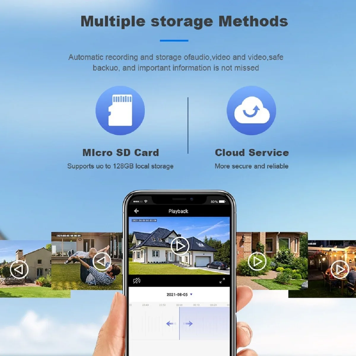 كاميرا واي فاي 4K 8MP لأمن المنزل تدعم لون الصوت في اتجاهين للرؤية الليلية تنبيهات تتبع الإنسان كاميرا مراقبة الطفل الداخلية