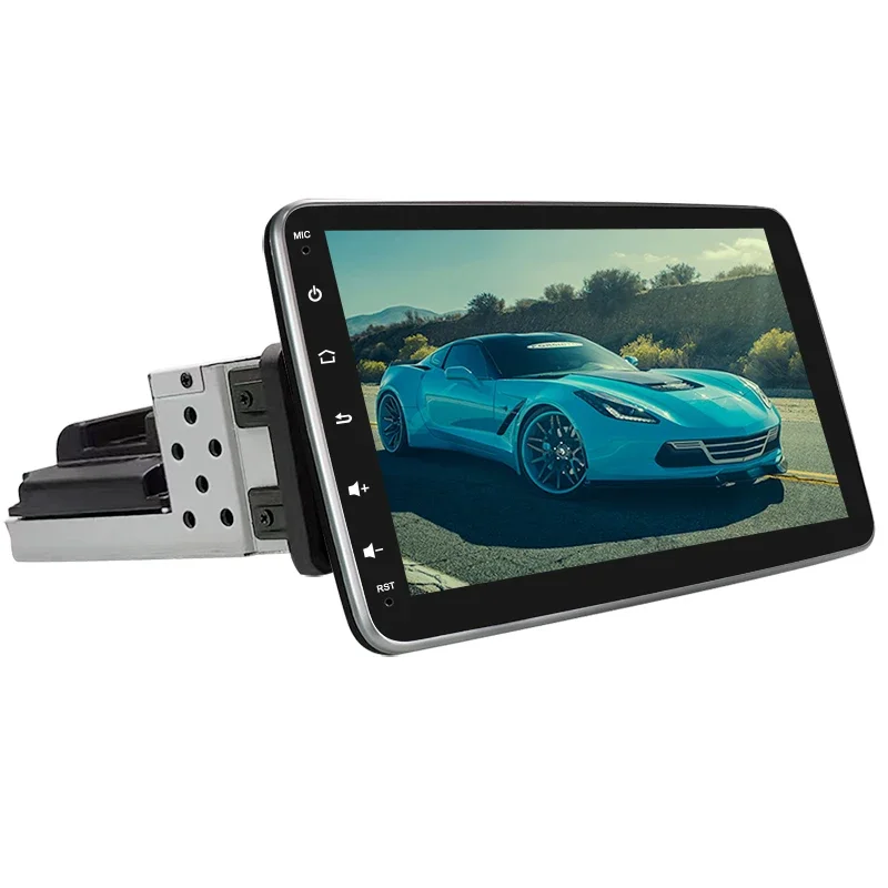 360 Adjustable Screen 9 Inch 1 Din Car Video Universal Car Radio Stereo Wifi Gps Fm Bt Android Car Player