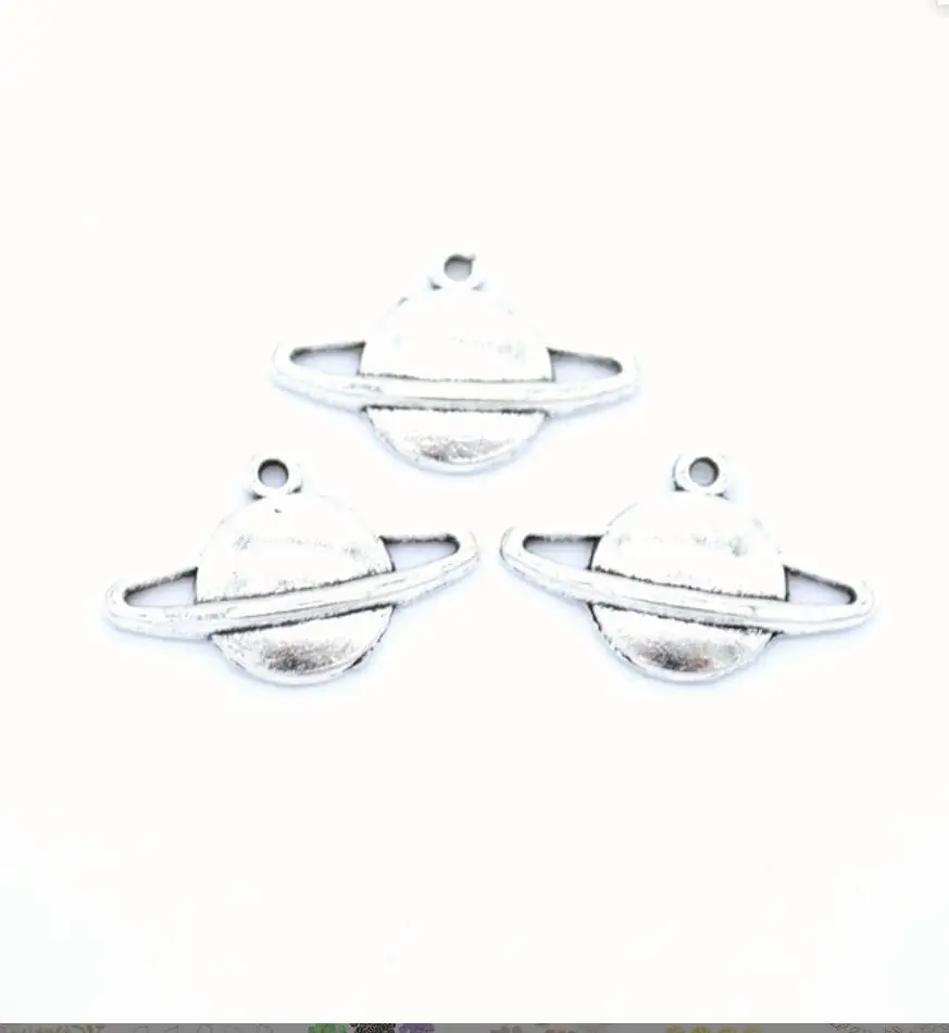 15pcs Silver Color Fixed Star  Alloy Pendant Fashion Necklace Bracelet DIY Metal Jewelry Handmade 20*13mm F0495
