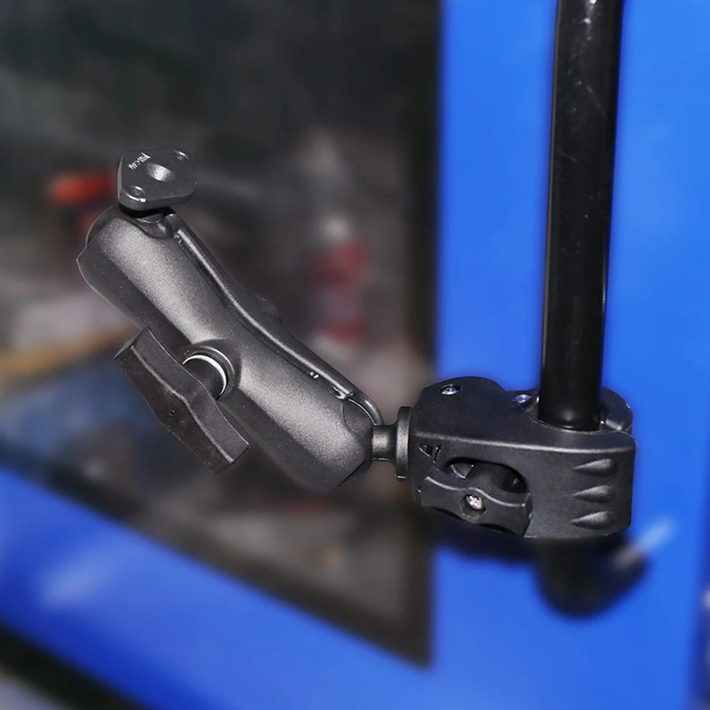Aluminum Rhombus Mounting Base With Rubber Ball Head Motorcycle Mounting Base For RAM Navigation Devices