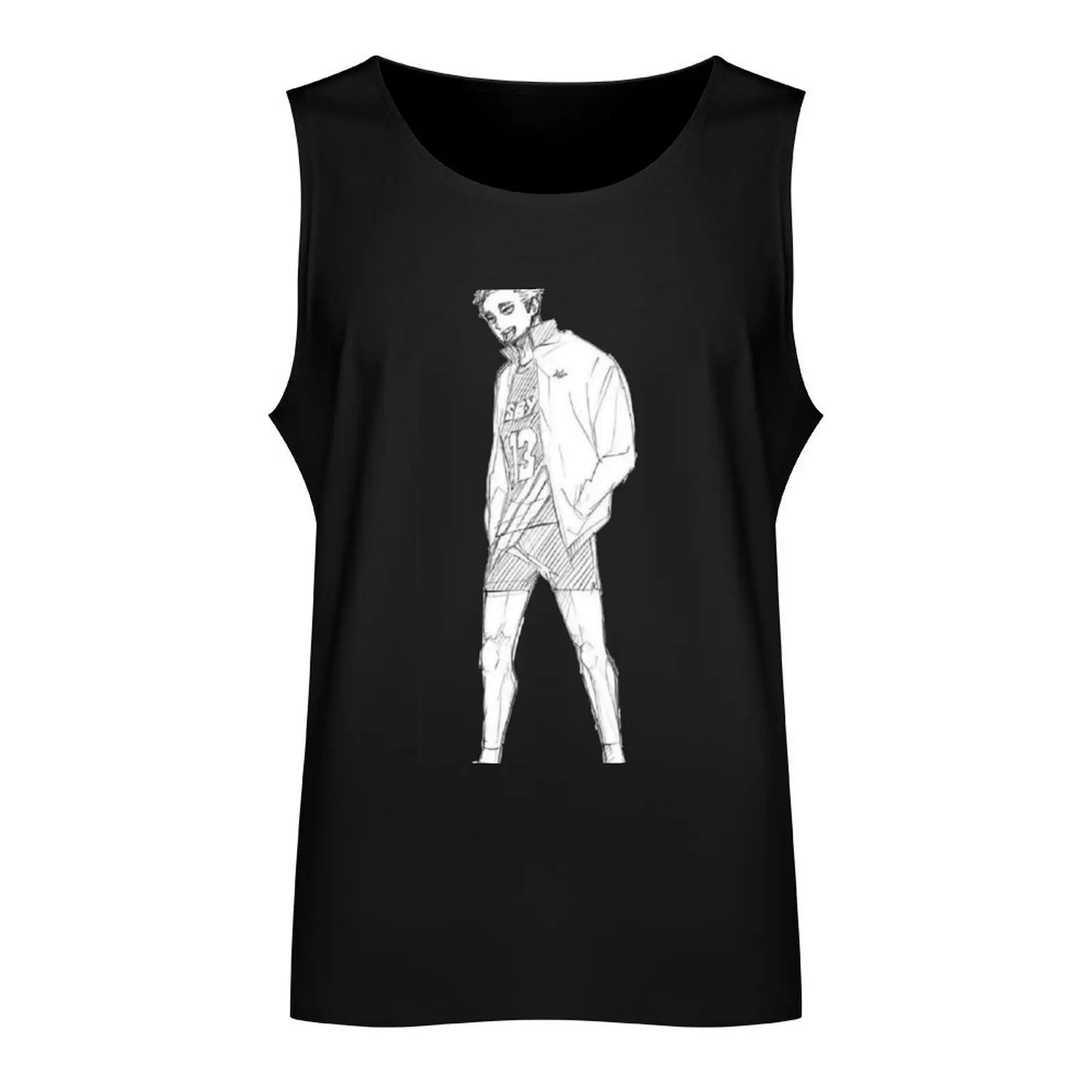 Miya Atsumu Tank Top Top summer Sleeveless men