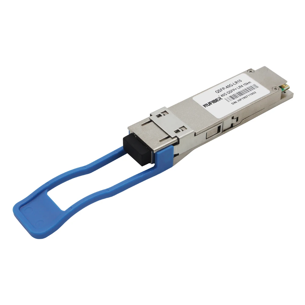 4 X 10GBASE-LR 40GBASE QSFP+ LR-S 1310nm 10km DOM MTP/MPO-12 SMF Optical Transceiver Module