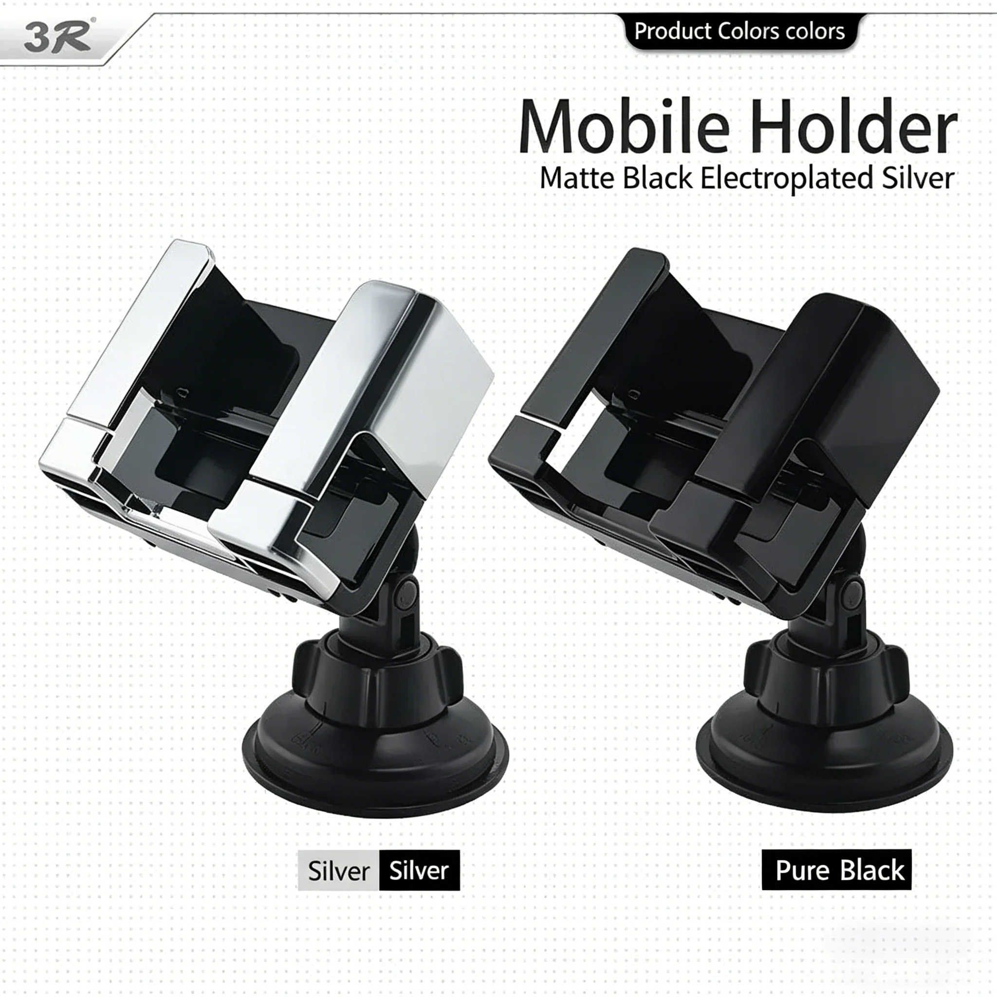 

Anti-Vibration Car Phone Holder Mount Strong Suction Cup for Dashboard Windshield Car SUV Truck