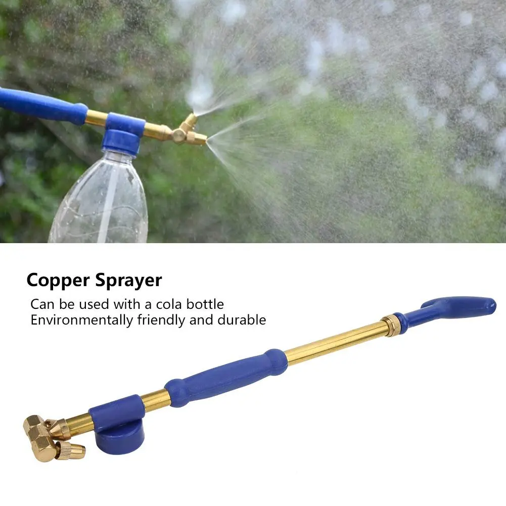 

High Pressure Air Pump Manual Sprayer Adjustable Drink Bottle Spray Head 2 Nozzle Garden Watering Tool Sprayer Agriculture Tools