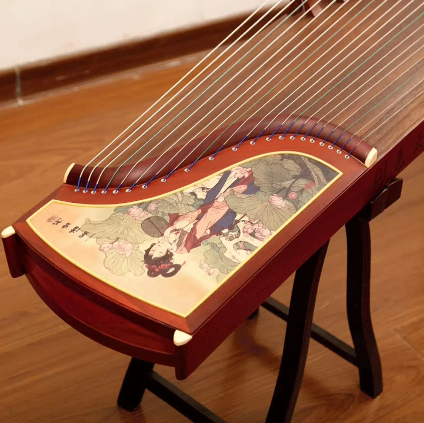 Guzheng red sandalwood 163cm 21 strings Chinese string instruments