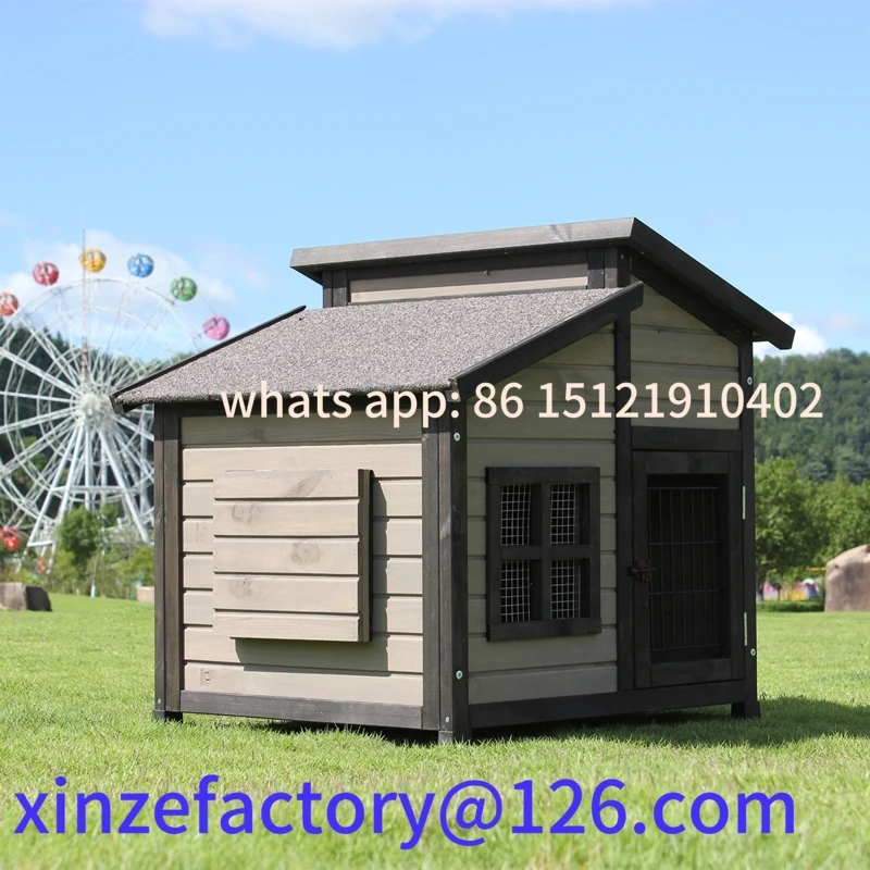 

Be suitable for solid wood outdoor courtyard sunscreen rain dog house customizable