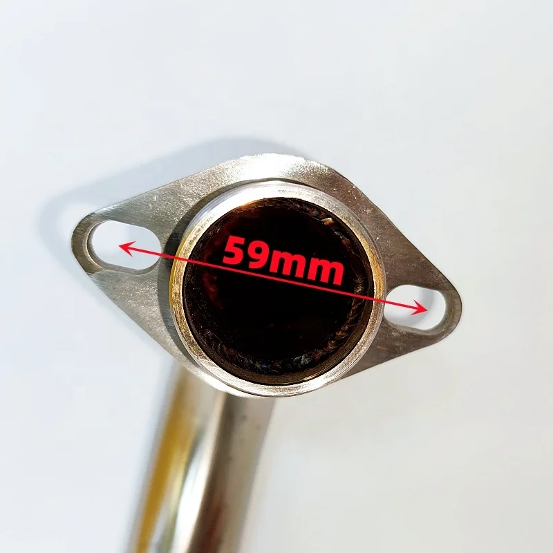 STLF JPM 230F دراجة نارية العادم تعديل الفولاذ المقاوم للصدأ عالية الأداء الخمار العادم الأنابيب نظام العادم الكامل الخمار P #6