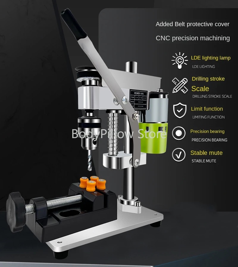 

Household Mini Desktop Drill DIY Watch Repair Portable Desktop High-Hrecision Variable Speed Drilling Electric Drill