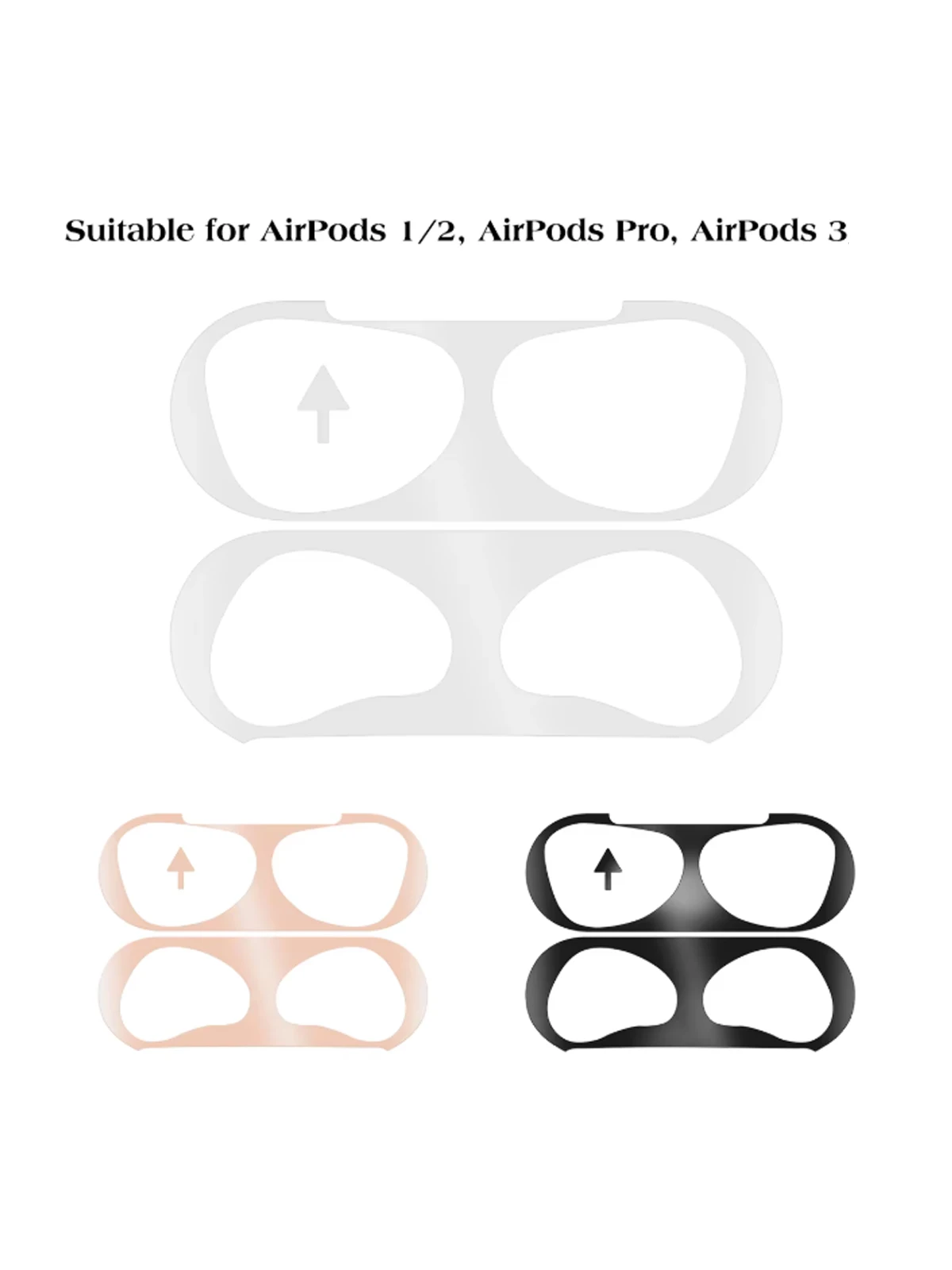 Dust and Scratch Resistant Screen Protector for AirPods Pro 2 USB-C 2023, and Also Dust Resistant Screen Protector for AirPods 3