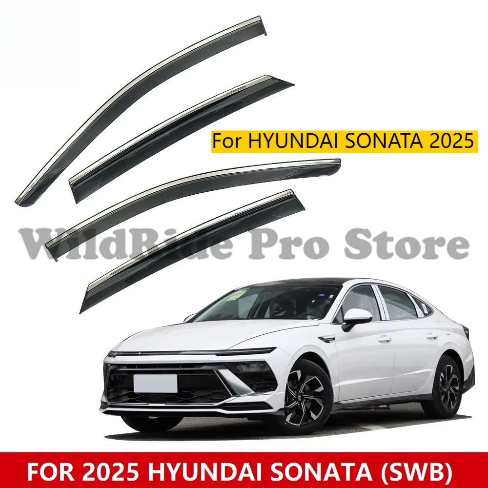 

Car Accessories Vent Door Window Visor Wind Deflector Sun VisorS Rain Guard WEATHER SHIELDS VENTVISOR for HYUNDAI SONATA 2025