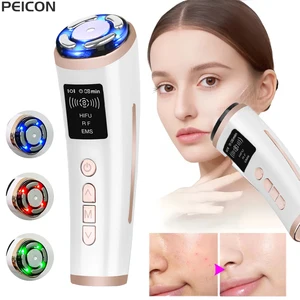 Machine de lifting Hifu Masseur facial RF haute fréquence Anti-âge Masseur facial EMS Masseur facial à microcourant facial Mini Hifu Machine Hifu 6 meilleurs visages de ventes sur radiofréquence - No 2