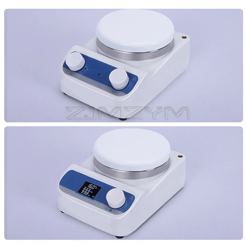5L laboratorio riscaldamento agitatore magnetico piastra riscaldante agitatore da laboratorio Display digitale termostato Mixer attrezzatura da laboratorio velocità 1500rpm