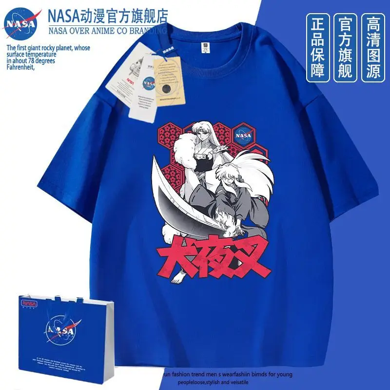 إينوياشا تي شيرت Platycodon Gowei أنيمي الطرفية قصيرة الأكمام تي شيرت الذكور والإناث ملابس الطلاب الصيف