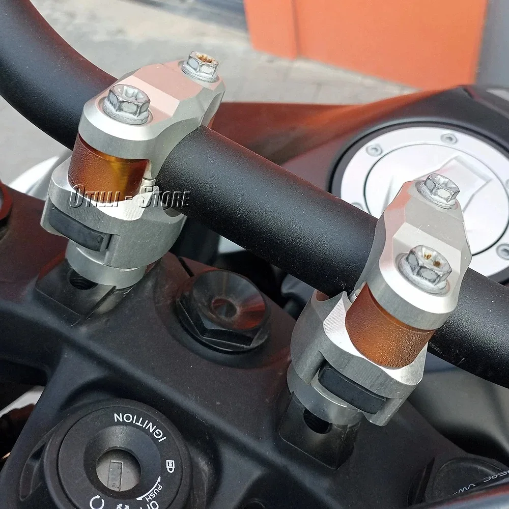 

28mm Handlebar Risers Mounting Bar Adjustable Progressive Handlebar Damping For 690 Duke 790 Adv 1190 ADV 1290 Super Adventure