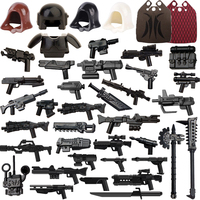 Military Building Blocks MOC Star Movie Characters Solider Figures War Mini Bricks Weapons Accessories Guns Cloak Axe Armor B04
