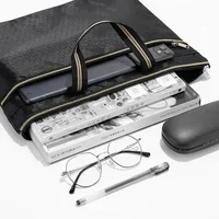 Large Capacity Briefcases Handbag Document Laptop Organize Pack Book Business IPAD Electronic Storage Pouch Supplies Accessories 5