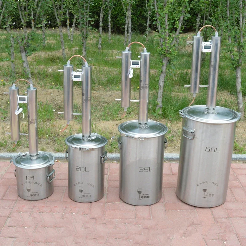 60L Wine Making Machine Processor Food Processor Moonshine Wine Distiller Cooling Coil  Wine Whisky Brandy Distiller