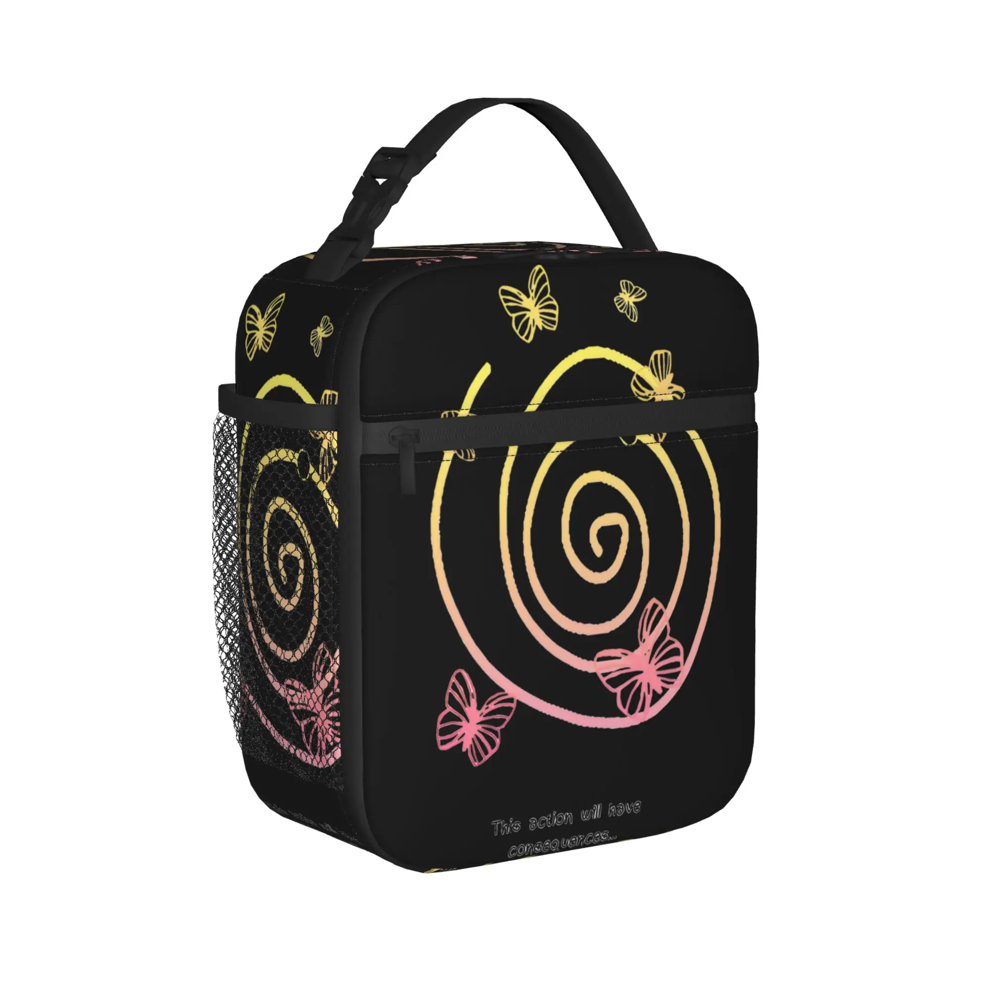 Life is Strange Butterfly Insulated Lunch Bag Large  Meal Container Cooler Bag Tote Lunch Box Work  Travel Food Storage Bags