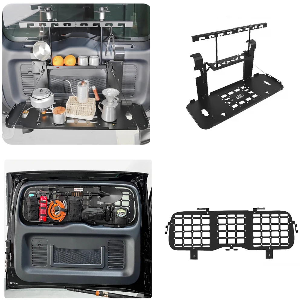 Tail Window Organizer Shelf Modular Panel Tailgate Storage Rack Foldable Table For BYD FangChengBao Leopard 5 Denza B5 2024 2025