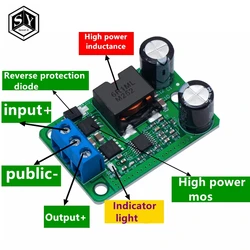 1PCS  24V/12V To 5V/5A 25W DC DC Buck Step Down Power Supply Module Synchronous Rectification Power Converter