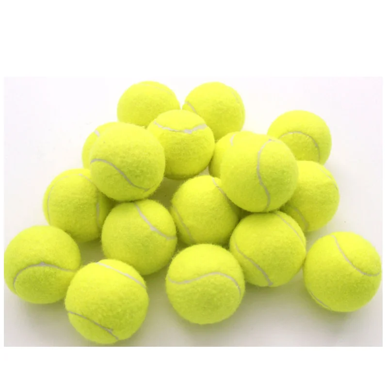 5pcs/10pcs New Tennis Balls  Professional Reinforced Rubber Shock Absorber High Elasticity Durable Training Ball for Club School