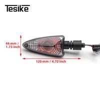 Para Triumph Daytona 675 Tiger 800 1050 accesorios de motocicleta intermitente delantero/trasero luz indicadora humo o transparente