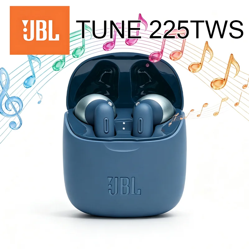 JBL tune225 True Wireless Earbuds for Tangle-Free Listening