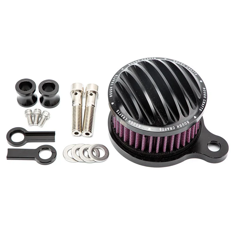 Motorcycle Air Filter Cleaner Intake Filter System Kit For Harley Sportster XL883 XL1200C 48 72 Forty Eight Seventy Two 91-2022