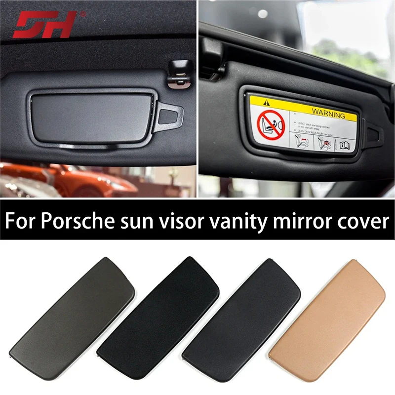 

Automobile sunshade cosmetic mirror cover FOR Porsche 981 Boxster 2012-2015/Cayman 2013-2016/911 Carrera 2012-2024