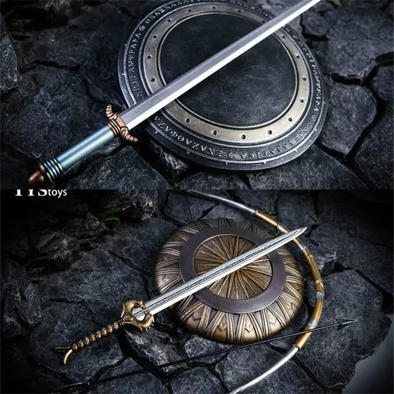 TYSTOYS 20DT13 1/6 Scale Model Wonder Girl 15cm Sword 10cm Shield Bow Arrow Model Toy for 12'' Female Action Figure Body
